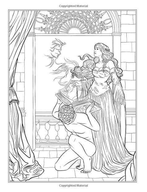 I enjoyed all but three images in this, and it definitely kept me out of. Gothic - Dark Fantasy Coloring Book: Volume 6 Fantasy Art ...