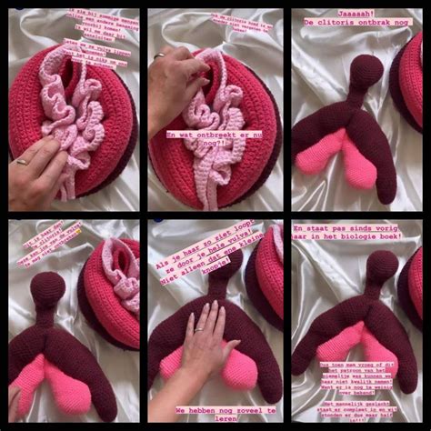 Vulva and Clitoris Pillow 2 in 1 ENG CROCHET PATTERN - Etsy