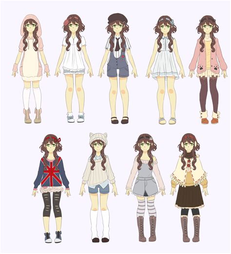 Anime and manga characters are drawn wearing different types of clothes hundreds and even thousands of times therefore their clothes is often draw accordingly. Anime girl style image | PixelsTalk.Net