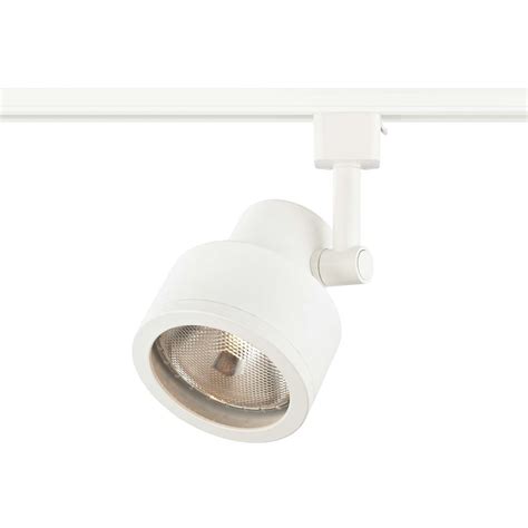 This gimbal ring track features a sleek white finish and a low update an older track lighting system, or add to a new one! White PAR 30 Step Cylinder Track Head for Juno Track ...