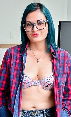 Pigtail teen hooks up with random guy for anal. Slutty green haired Latina Clara Lucia gets oiled up in ...