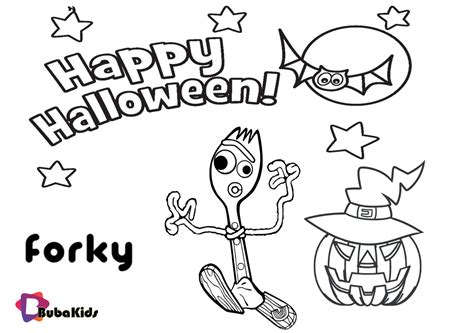 Check spelling or type a new query. Forky Toy story 4 Happy Halloween 2019 printable coloring ...