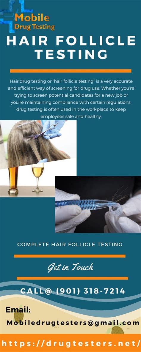 When it's time for the test, the collector will cut directly from the crown of your head. Hair follicle testing is required when you want to detect ...