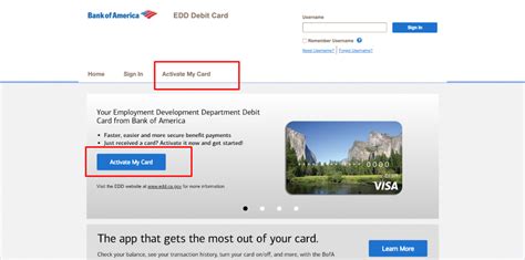 If you have a boa edd debit card, then you have to activate email: prepaid.bankofamerica.com/EddCard -Bank of America EDD Debit Card Login - Credit Cards Login