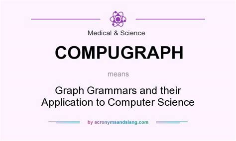 Computer, computing machine, computing device, data processor, electronic computer, information processing system(noun). COMPUGRAPH - Graph Grammars and their Application to ...