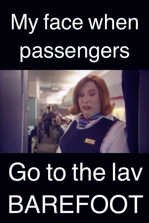 Flight attendant life explained with memes. LAV BAREFOOT :-( | Flight attendant humor, Flight ...