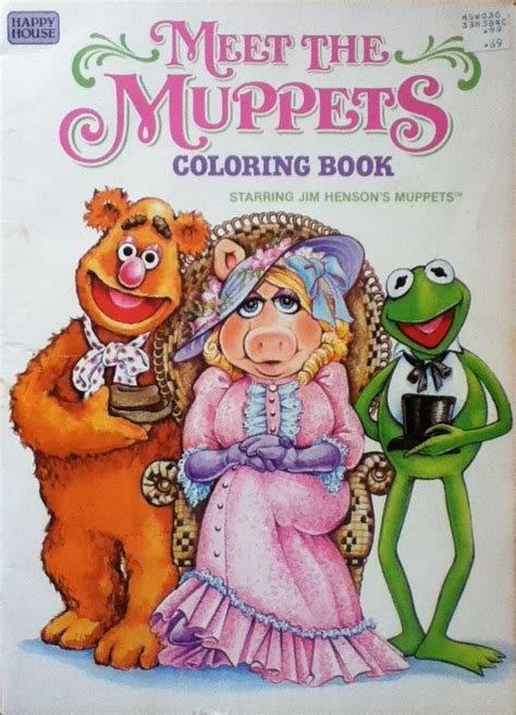 All the muppet characters in the sesame street are created by jim henson. Meet the Muppets Unused Coloring Book Jim Henson Disney ...