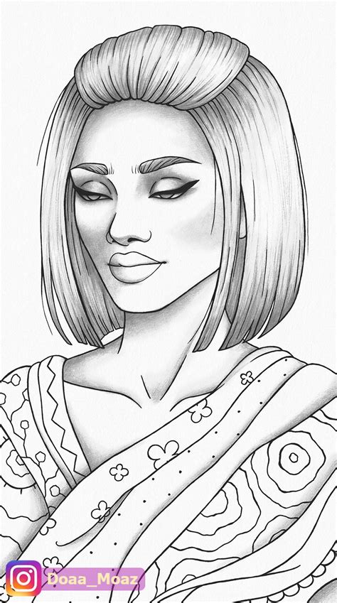 Great pictures water coloring design thoughts coloring a webpage is just not supposed to be about how you fill. Printable coloring page girl portrait and clothes ...