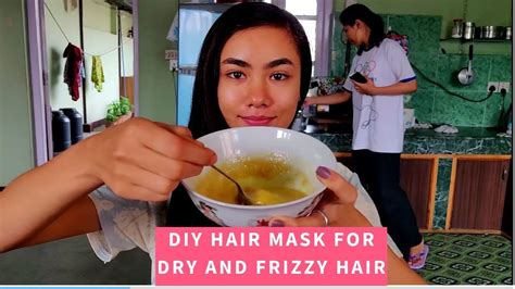 Best natural hair masks for dry, frizzy and damaged hair. DIY HAIR MASK for DRY and FRIZZY HAIR | ekata Tandukar ...