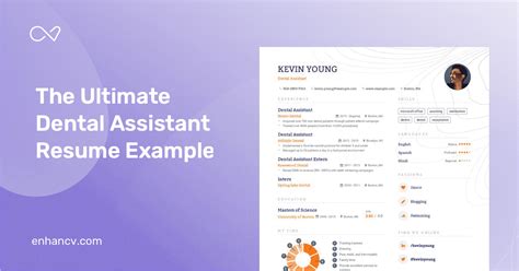 It shows employers and hiring managers a general overview of your capabilities, helping them to quickly decide if you're the right candidate for the role. Dental Assistant Resume Example and guide for 2019