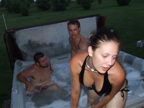 Caprice & hot girlfriends relaxing in jacuzzi bath tub. hot tub 9 | Mike Broley | Flickr