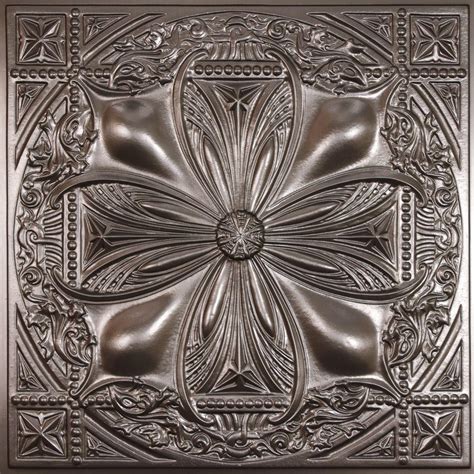 Ceiling tin tiles make my day lynda hammond ceiling tin tiles make my day lynda hammond so, i'm garage saling the other day at a neighbourhood sale having a good time as usual. Ceilume Avalon Faux Tin 2 ft. x 2 ft. Lay-in or Glue-up ...