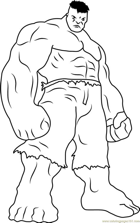 It always comes to look after the people from dangers or dangerous people. Furious Hulk Coloring Page for Kids - Free Hulk Printable ...