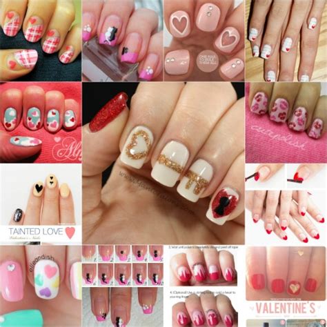 20 Ridiculously Cute Valentine's Day Nail Art Designs ...