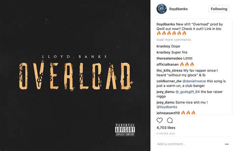 That would be a sweet album to have on wax. Lloyd Banks Has The Hunger For More, Delivers W/ "Overload ...