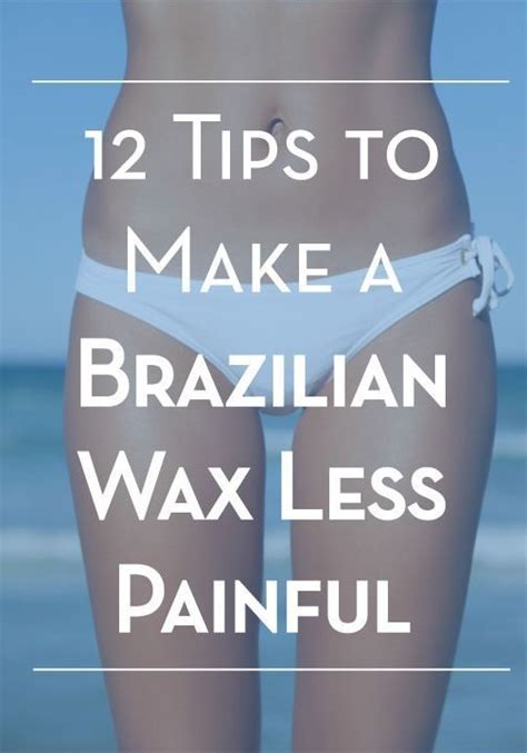 These methods are formulated to grip hair (not skin, ouch!) so even your most sensitive areas will see fewer ingrown hairs. 12 Tips to Make a Brazilian Wax Way Less Painful ...