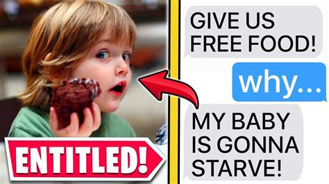 At this stage, you can slowly replace purees with soft, chewable chunks of food, and offer your baby more finger foods that they can pick up and feed themselves. r/EntitledParents | "GIVE US FREE FOOD! MY BABY IS HUNGRY ...