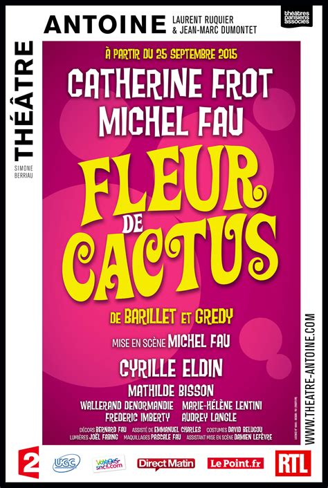 L'immense actrice est irrésistible dans ce rôle de femme. Fleur de cactus (théâtre) (2015) • fr.film-cine.com