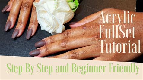While you are doing that, ensure that you start at the bottom line of your fingers up, it is much easier that way. Watch Me Do My Nails|Acrylic Full Set|Step By Step|Beginner Friendly - YouTube