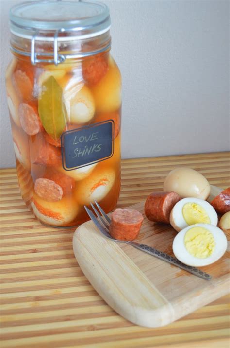 Put the lid on the container and. iron stef: cajun pickled eggs and sausage | Pickled eggs ...