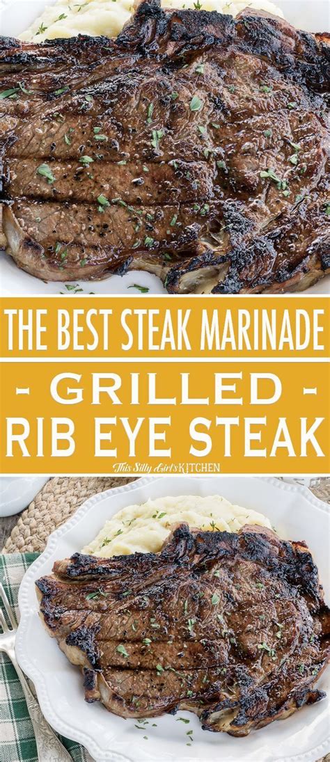 Remove the steak from the fridge at least half an hour before cooking to allow it to come to room temperature. The BEST Steak Marinade for Grilled Ribeye Steaks | Recipe ...