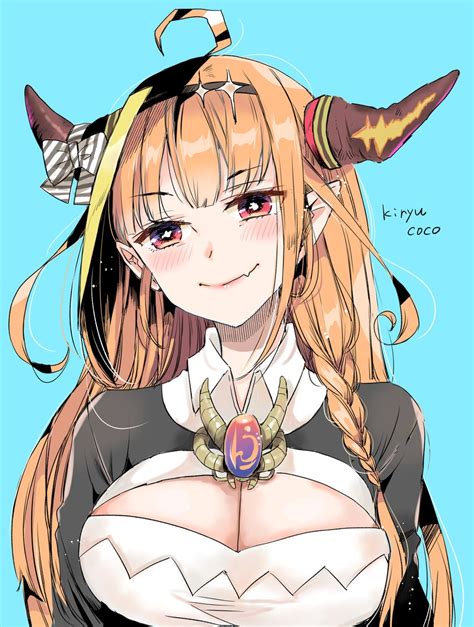 A child dragon (3,500 years old is young in dragon years) who is fond of human culture. kiryuu coco (hololive) drawn by mitoko_(kuma) | Danbooru