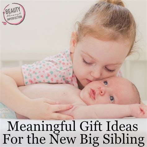 Have the new baby give a present to your older child. The Best Big Sister Gift Ideas From New Baby | Big sibling ...