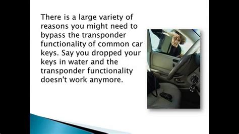 Before we get started, you must know that once you program the new master key, there is no if you want to program transponder key ford without the original, the process gets a little bit tricky as not all cars allow you to do so without the master key. Transponder chip key bypass how to for any car > MISHKANET.COM