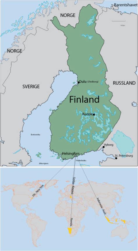 Map of finland, satellite view. Martti Ahtisaari - en kriseløser fra Finland - HHD ...