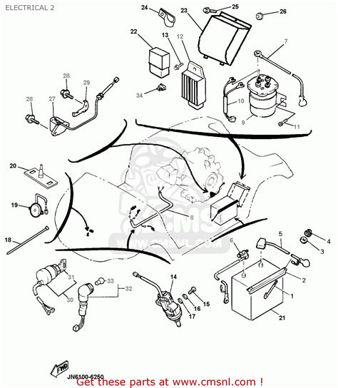 1996 yamaha golf cart wiring diagram. Yamaha G16-ap/ar 1996/1997 Electrical 2 - schematic partsfiche