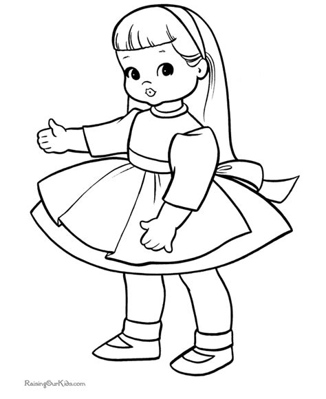 Annabelle doll coloring pages easy to draw annabelle. Coloring Pages Dolls - Coloring Home