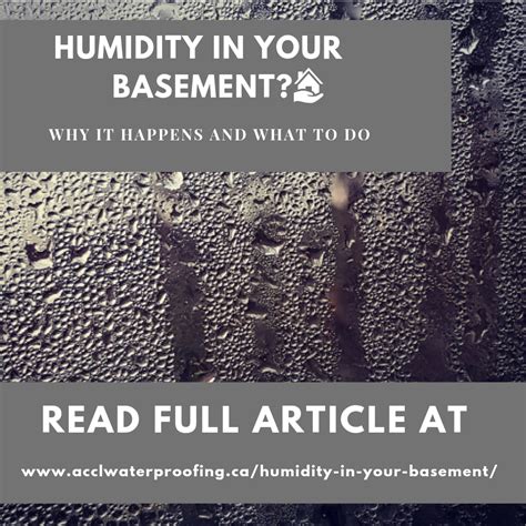 For example, basements are often more humid than other rooms because the moisture from the soil can seep through basement walls. Humidity in your basement? how do you know if you have a ...