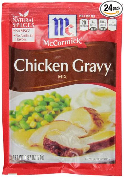 Tasteful homemade chicken gravy in 5 minutes! McCormick Chicken Gravy Mix - Food Library - Shibboleth!