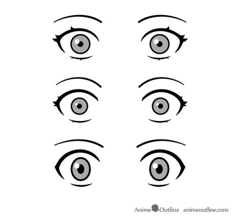 Everyone knows that males in anime have smaller eyes. Drawing Anime and Manga Eyes to Show Personality ...