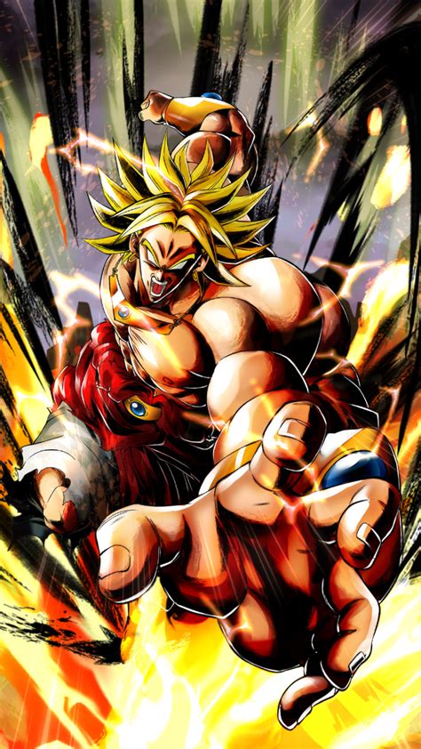 Super broly from the movie dragonball super: Legendary Super Saiyan Broly (SP) (GRN) | Dragon Ball Legends Wiki | Fandom