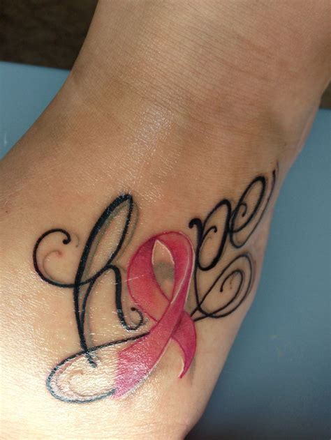 Yes, tattoo's can give you cancer because of the high amount of ink you are injecting into you skin. Hope cancer awareness tattoo. Would change the color of ...