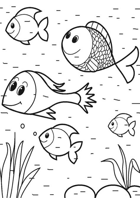 Coloring pages for kids fish coloring pages. Free & Easy To Print Fish Coloring Pages - Tulamama