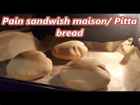 Pain à la semoule, cuisson au four, petits pains à la semoule fine, pain à la farine de blé complet. Pain Sandwich maison/ pain pitta/ pitta bread - YouTube