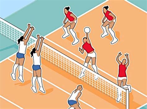 Each team tries to score points by grounding a ball on the other team's court under organized rules. VOLEIBOL │ POSICIONES DE LOS JUGADORES Y ROTACIONES