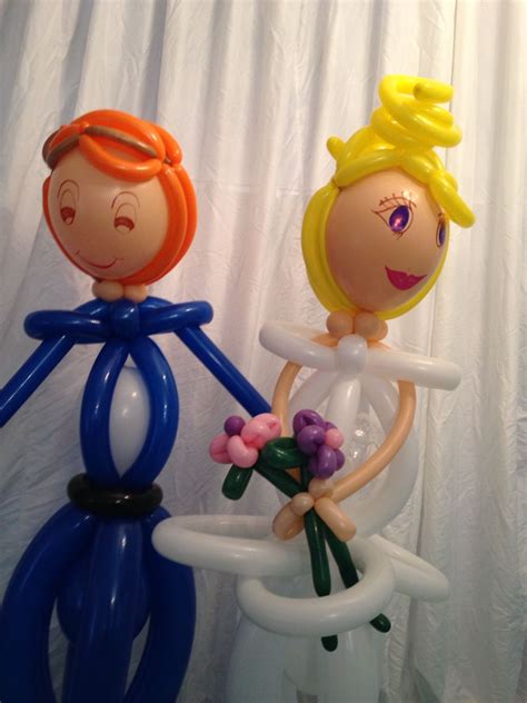 Send a balloon bouquet on its own, or add a balloon to your plant or flower delivery for their birthday, get well or just. Balloon bride & groom a bit of fun and an ice breaker at ...