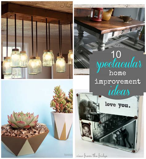 What are some diy home remodeling projects that you've completed in your home? 10 Spectacular DIY Ideas - PinkWhen