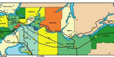 The term lower mainland has different meanings; Vancouver lower mainland mappa - Mappa di lower mainland ...