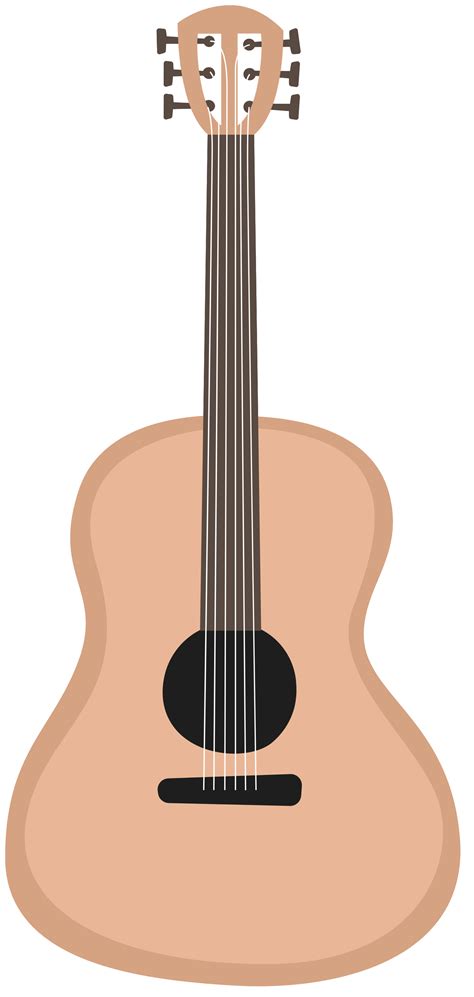 Free Music instrument guitar PNG with Transparent Background
