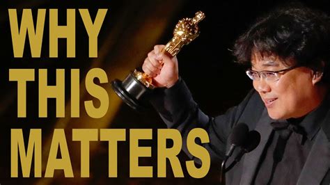 This is a quieter, more thoughtful movie than most of the flashy films vying for best picture, and its fans will need to stay vocal. Why Parasite Winning the Best Picture Oscar Matters - YouTube