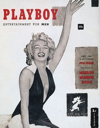 The first issue featured marilyn monroe on the cover despite founder hugh hefner's initial doubts> the rest, as they say, is history. THE MAYBELLINE STORY : MARILYN MONROE - CARLYLE BLACKWELL ...