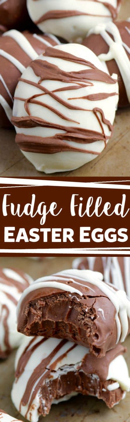 We've got plenty of tempting treats, from gooey brownies and cheesecakes, to tarts and tiffin. These Fudge Filled Easter Eggs look gourmet but they are ...