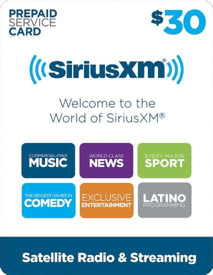 Looking for the latest siriusxm canada coupons to save some extra cash? SiriusXM $30 Prepaid Service Card for Sirius and XM ...