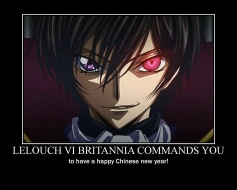 Please contribute any commands you know that aren't already on this li. Lelouch commands you to have a Happy new year - Anime ...