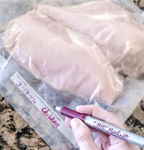 Allow the chicken to come to room temperature. How to Freeze Chicken Breasts for easy Meal Prep