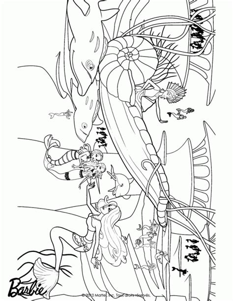 Rufus talks and talks a children's story/coloring book by nina a. Barbie In A Mermaid Tale Coloring Page Dinokids Mermaid ...